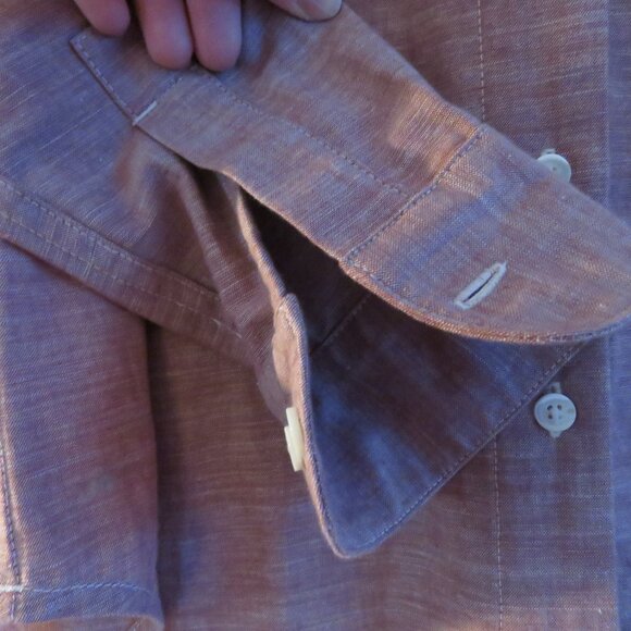 POWER OF MY PEOPLE The Wayward Fit Feeling 100% Cotton Shirt Dusky Red Pink XS - Picture 7 of 14